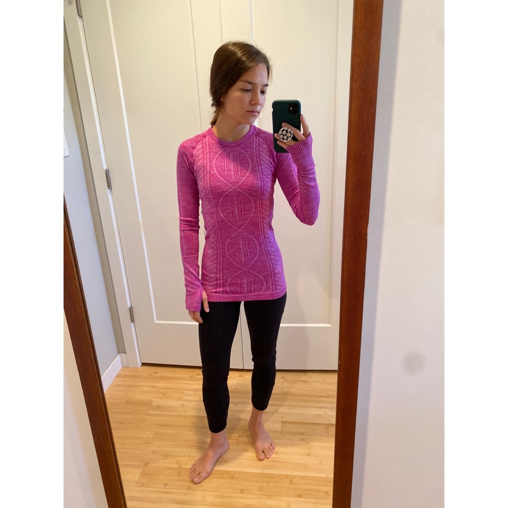 Lululemon Swiftly Long Sleeve - Cable Print